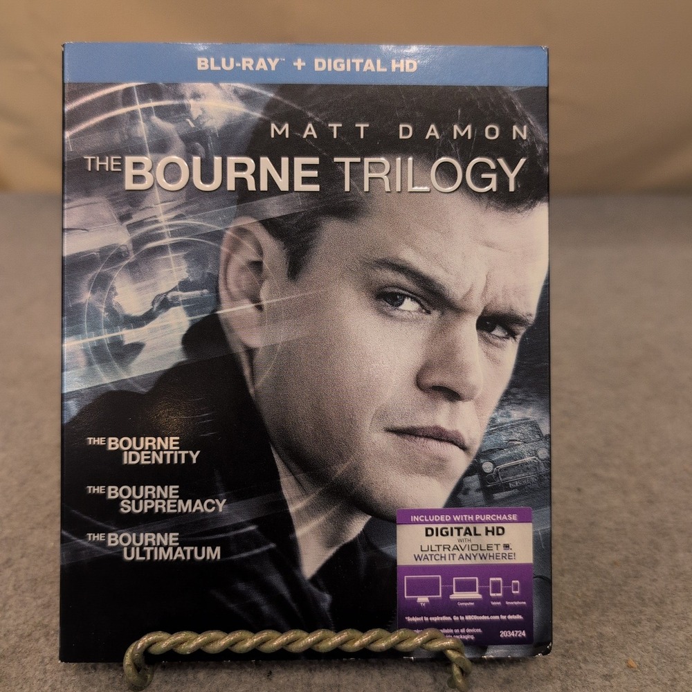 The Bourne Trilogy Blu-ray Digital HD Matt Damon 3-Movie Collection Slipcover